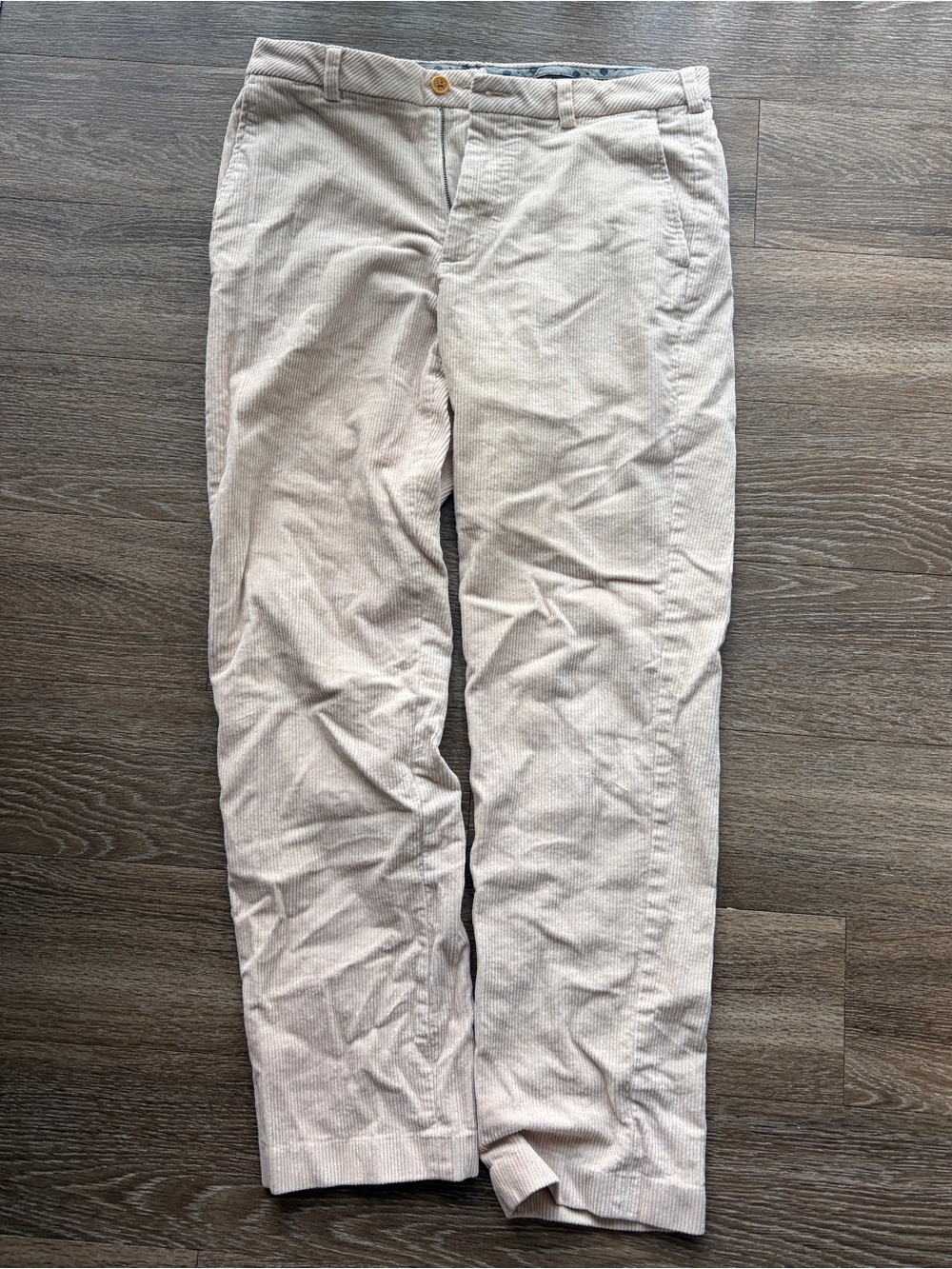Brooks Brothers Light Beige Corduroy Chinos